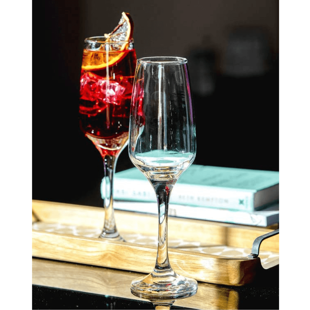 Meridian Champagne Flute - 230ml (6 pcs) - Happyware Home Pvt Ltd