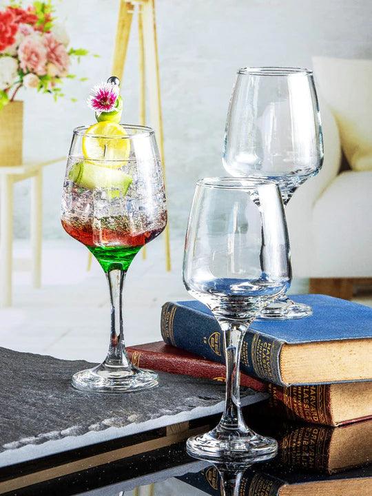 Meridian Wine Glass- 290ml (6 pcs) - Happyware Home Pvt Ltd