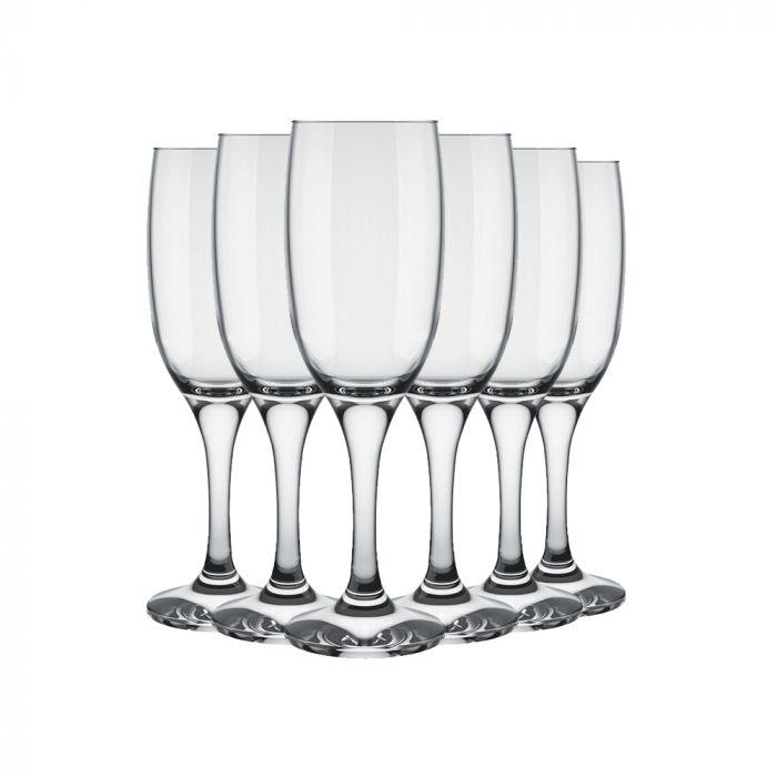 Nadir Windsor Champagne Glass - 210ml (6pcs) - Happyware Home Pvt Ltd