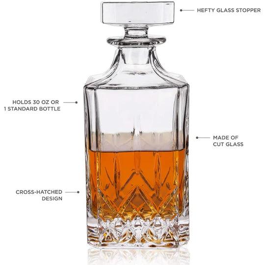Opera Premium Crystal Whiskey Decanter, Italy - Happyware Home Pvt Ltd