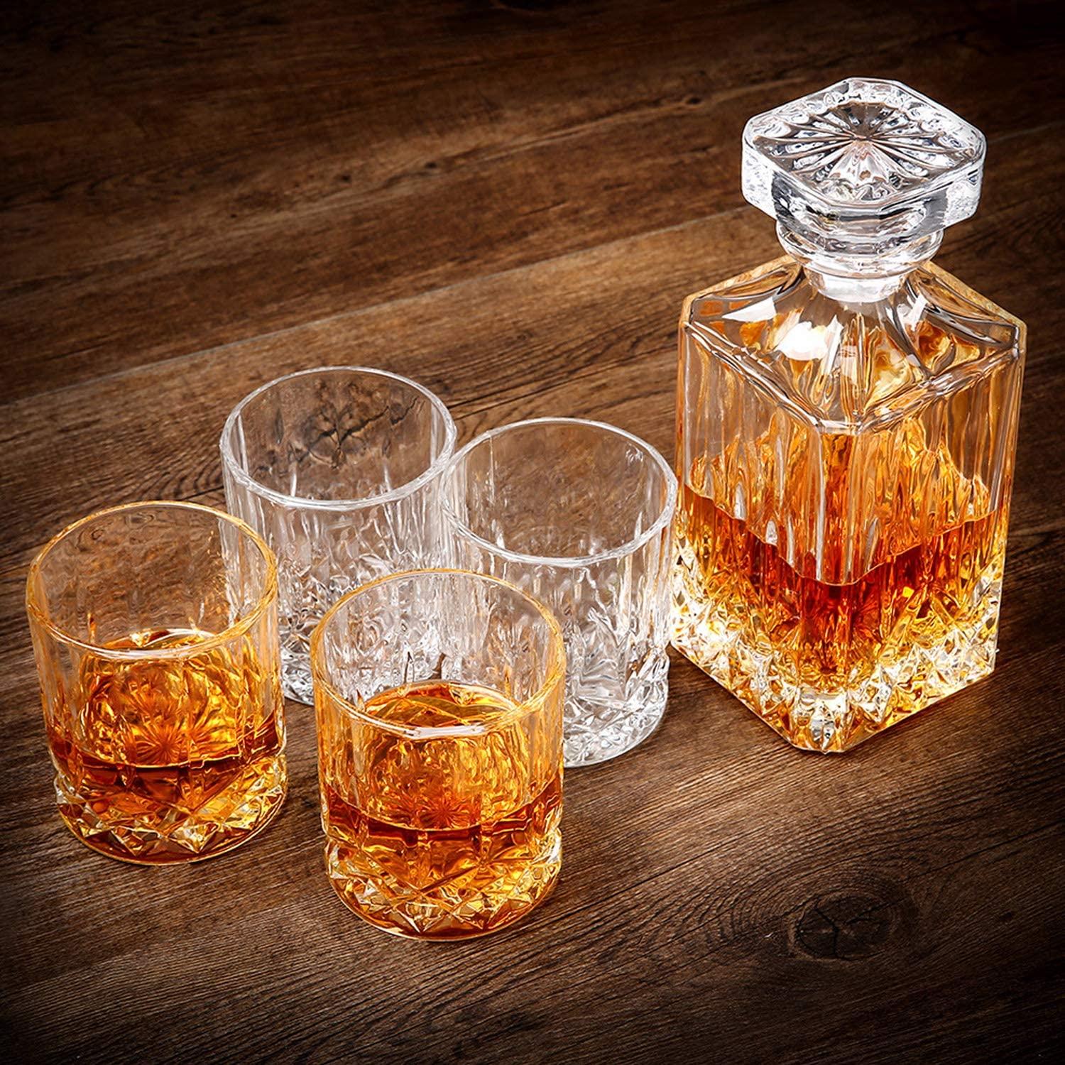 Opera Premium Crystal Whiskey Decanter, Italy - Happyware Home Pvt Ltd