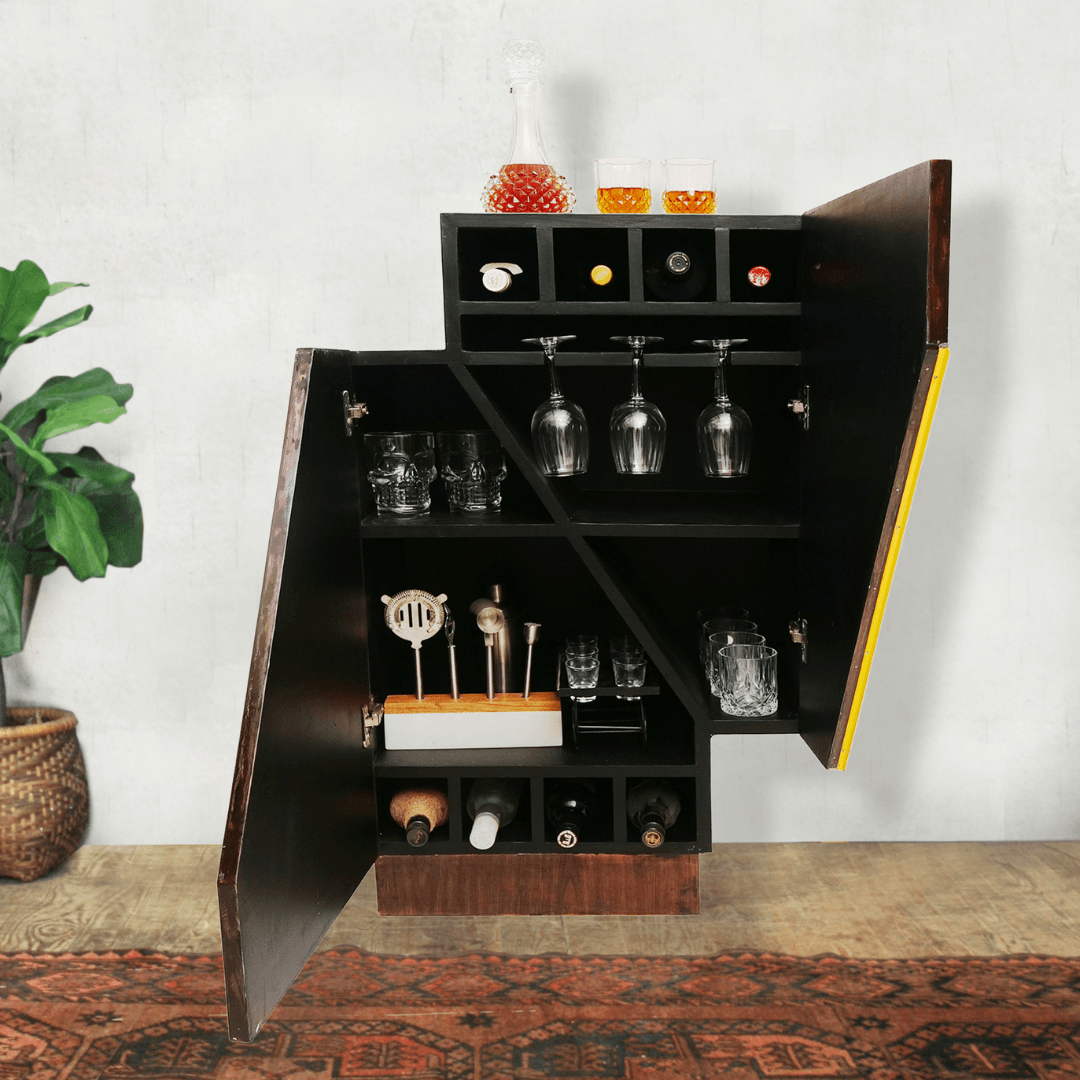 Ornate Bar Cabinet - Happyware Home Pvt Ltd