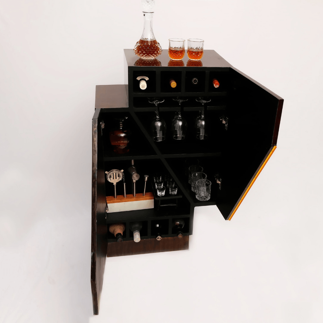 Ornate Bar Cabinet - Happyware Home Pvt Ltd