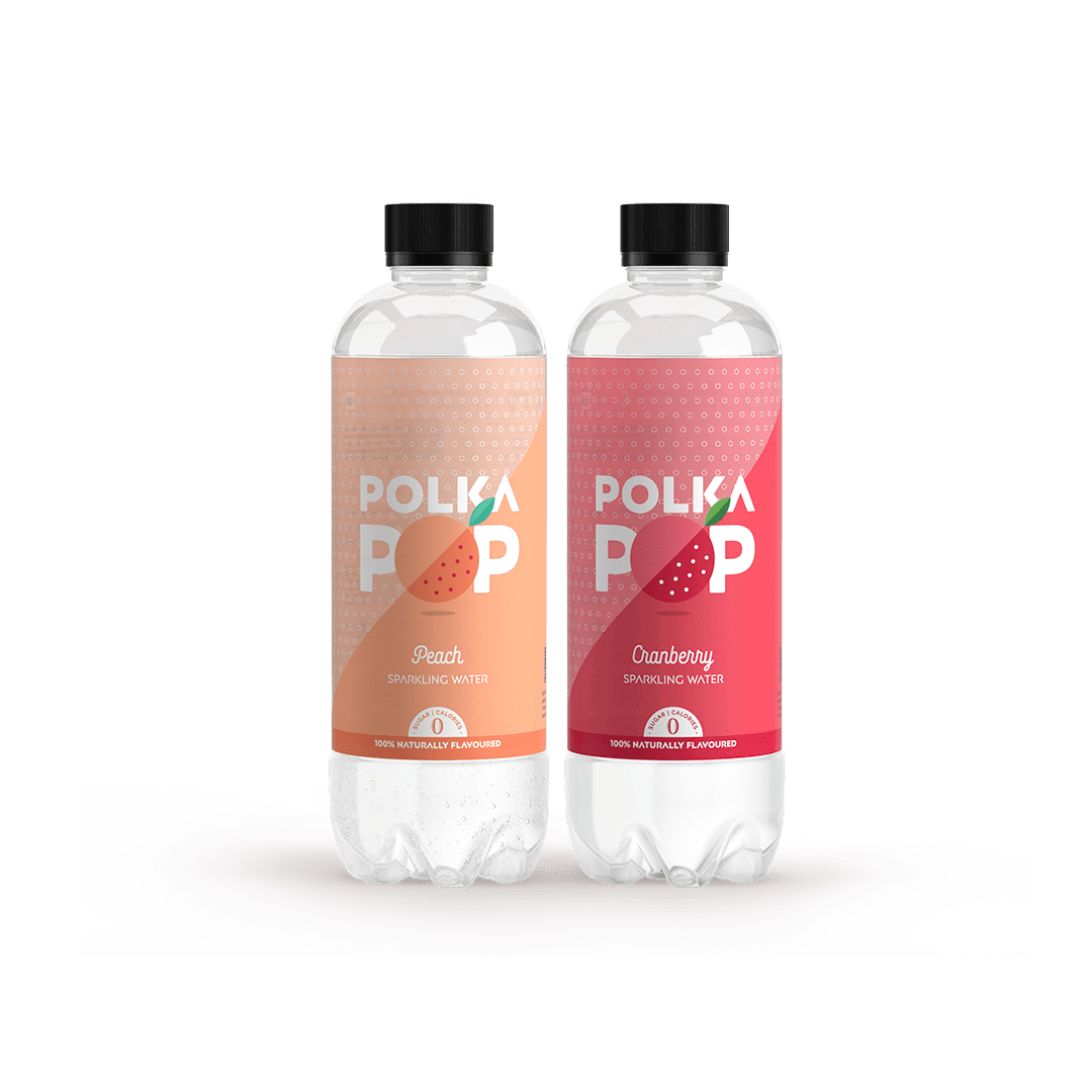 Party Combo POLKA POP Sparkling Water | Pack of 4, 12 & 24 - Happyware Home Pvt Ltd
