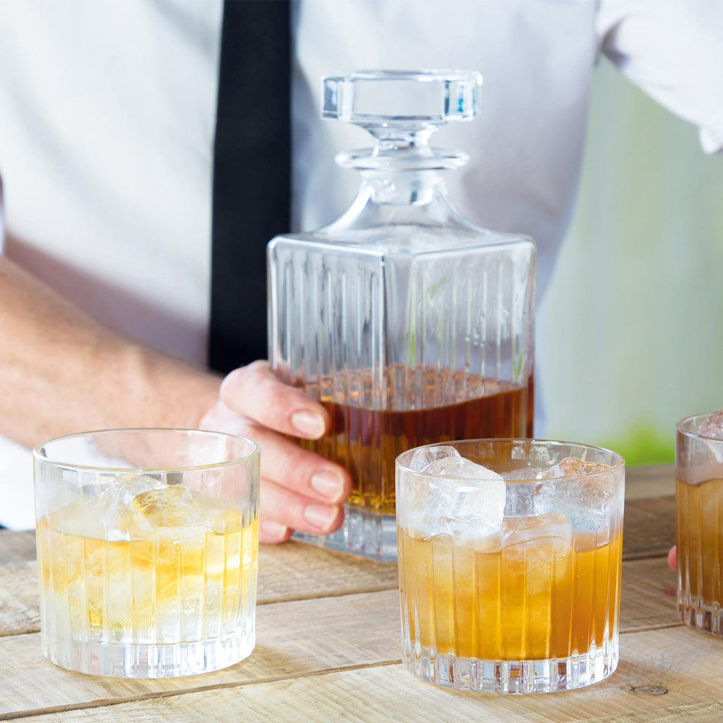 Timeless Premium Crystal Whiskey Decanter, Italy - Happyware Home Pvt Ltd