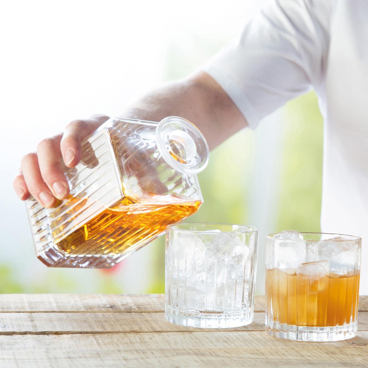 Timeless Premium Crystal Whiskey Decanter, Italy - Happyware Home Pvt Ltd