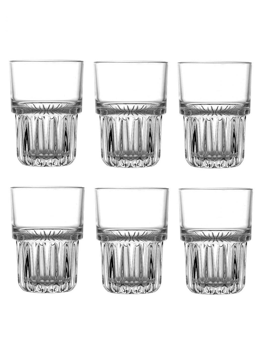 Juice Glass Set - Uniglass Hills 340 ML Set of 6 pcs | Juice & Water glass