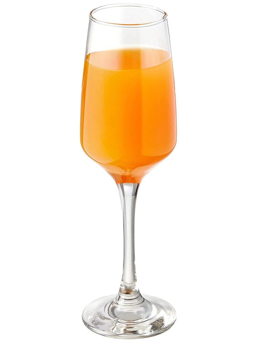 Uniglass King Champagne Flutes Glass Set, 229ml, Set of 6, Clear | Champagne Flute