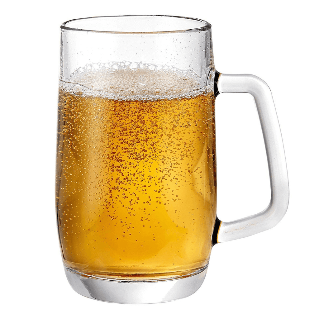 Uniglass Prince Beer Mug - 500ml (2 pcs) - Happyware Home Pvt Ltd