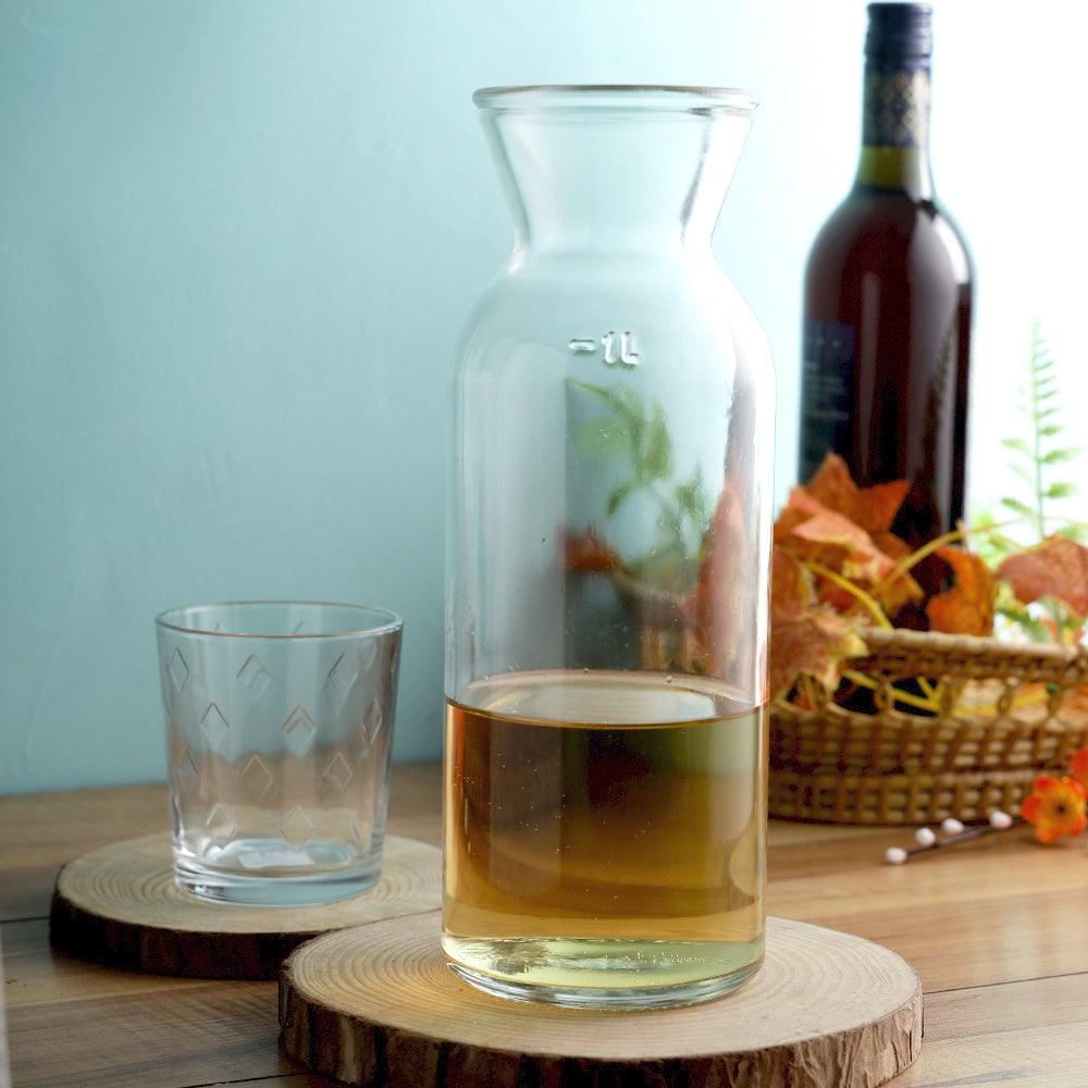 Vintage Bar Multi-Purpose Decanter Glass - 1000ml (set of 1) - Happyware Home Pvt Ltd