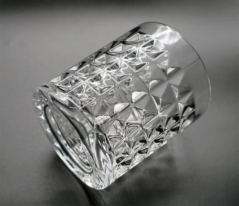 Whiskey Cut Clear Glass 320ml - 6pcs - Happyware Home Pvt Ltd